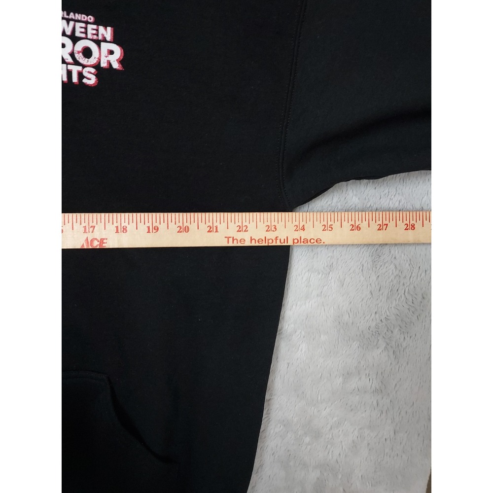 Halloween Horror Nights Jacket Mens XL Universal Studios 30 Years 30 Fears Black - Picture 10 of 11